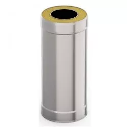 Сэндвич-труба 1,0м, ф 120х200, AISI 439/Оц, 0,5мм/0,5мм, (К)												