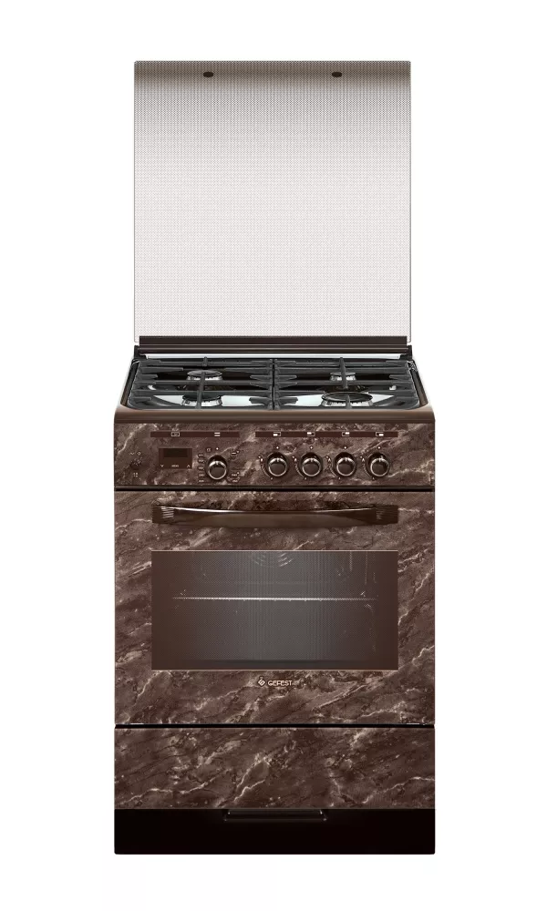 Газовая плита Гефест 6300-03 0054 (корич) мрамор
